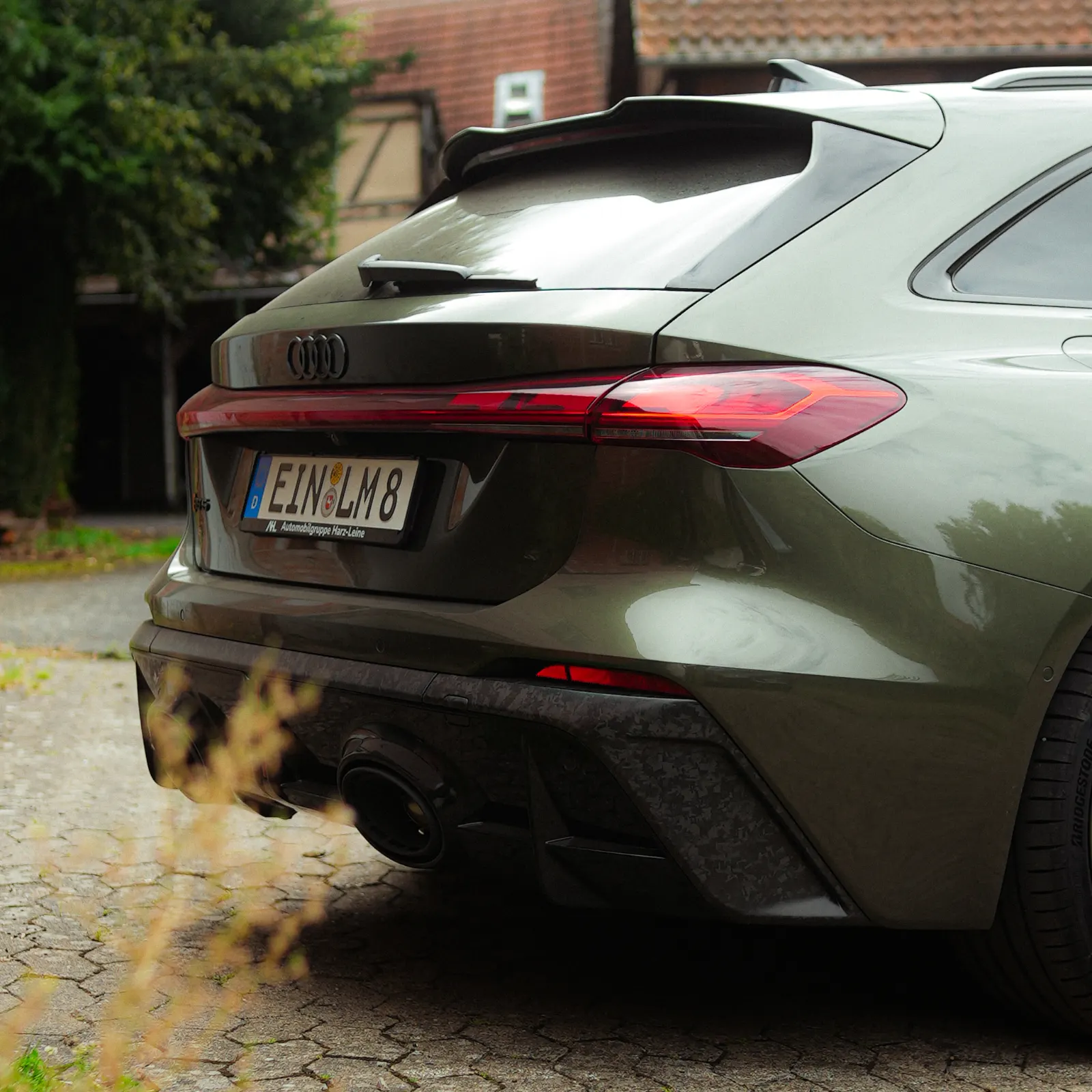 Heckpartie des RS5 Avant