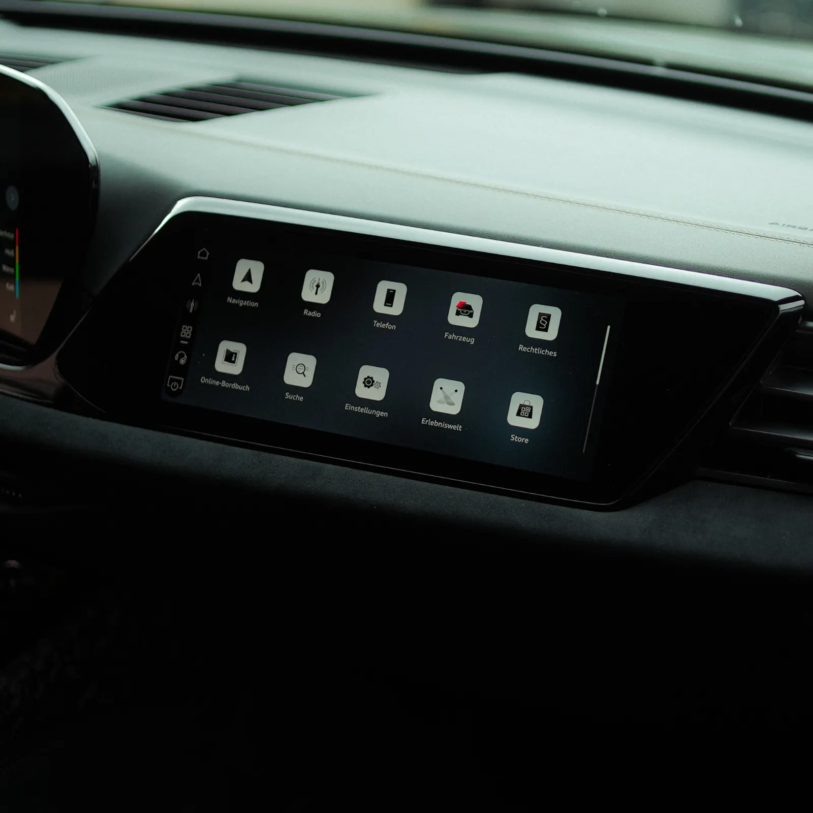 Beifahrerdisplay im RS5 Avant